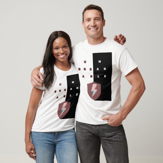 UNBREAKABLE T‑Shirt — Motivational Typography,Gift Tシャツ (ユニセックス)
