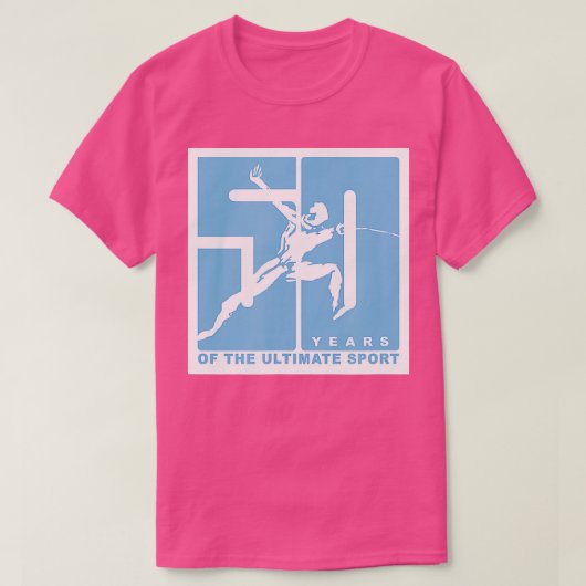 UNCフェンシング同窓生懇親会50周年記念セレブ Tシャツ (デザイン正面)