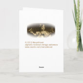 Uncaged Ravenヴィンテージフォト誕生日カード カード (裏面)