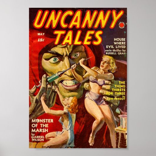 Uncanny Tales Comic Poster May ポスター (正面)