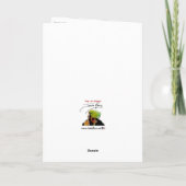 "Uncanny Valley"絵を描がオン サンキューカード (裏面)