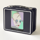 "Uncanny Valley"絵を描がオン メタルランチボックス (裏面)