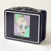 "Uncanny Valley"絵を描がオン メタルランチボックス (正面)