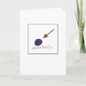 Uncertainty Greeting Card カード (正面)