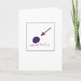 Uncertainty Greeting Card カード