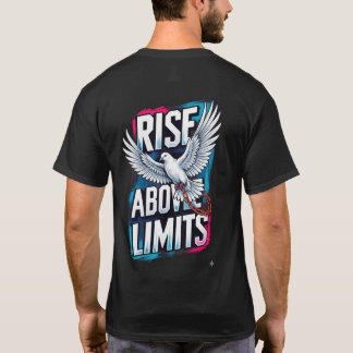 Unchained: ピンク＆ブルーアーバンエッジ - RISE ABOVE LIM Tシャツ