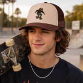 Unchained Skater Pitbull Graphic Art Skateboarding キャップ