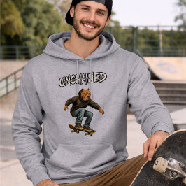 Unchained Skater Pitbull - Skateboarding Graphic パーカ