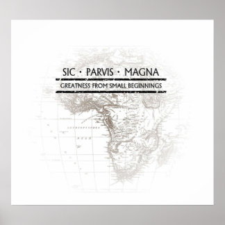 Uncharted SIC PARVIS MAGNA ポスター