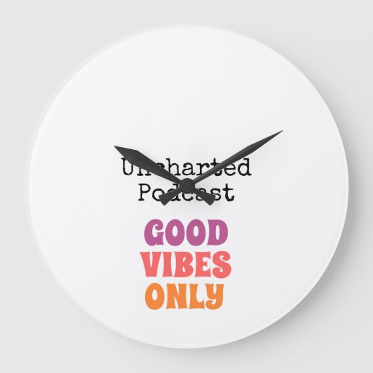 Uncharted Time ラージ壁時計 (正面)