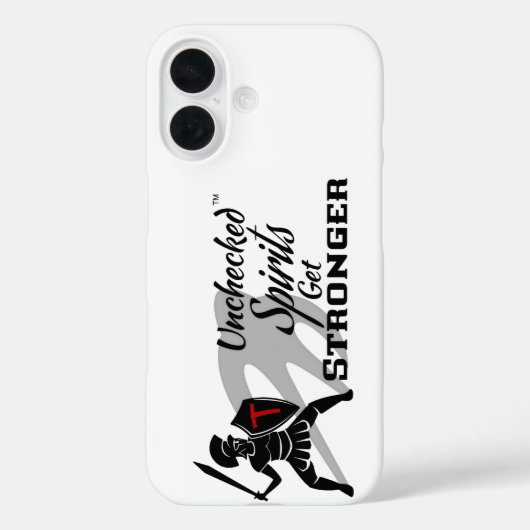 Unchecked Spirits Get Stronger - iPhone Case Case-Mate iPhoneケース (裏面)