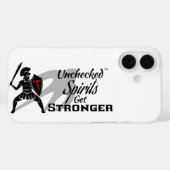 Unchecked Spirits Get Stronger - iPhone Case Case-Mate iPhoneケース (裏面 (横))