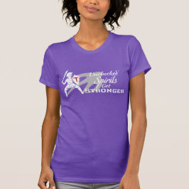 Unchecked Spirits Get Stronger - Purple T-shirt Tシャツ