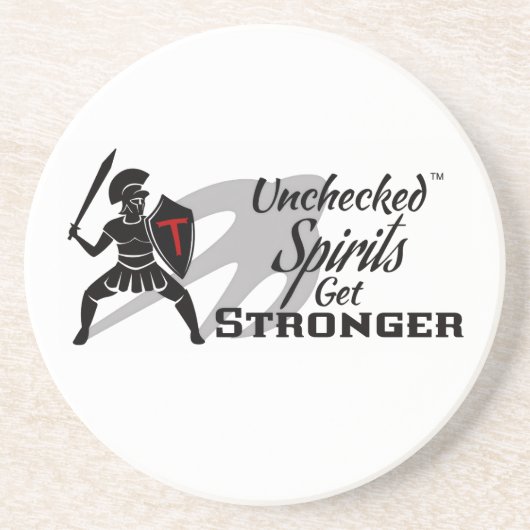 Unchecked Spirits Get Stronger - Shot glass コースター (正面)