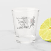 Unchecked Spirits Get Stronger - Shot glass ショットグラス (裏面)