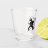 Unchecked Spirits Get Stronger - Shot glass ショットグラス (左)