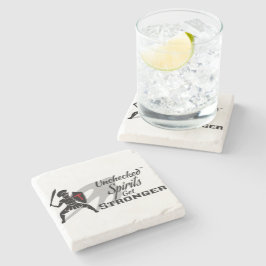 Unchecked Spirits Get Stronger - Shot glass ストーンコースター