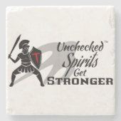 Unchecked Spirits Get Stronger - Shot glass ストーンコースター (正面)