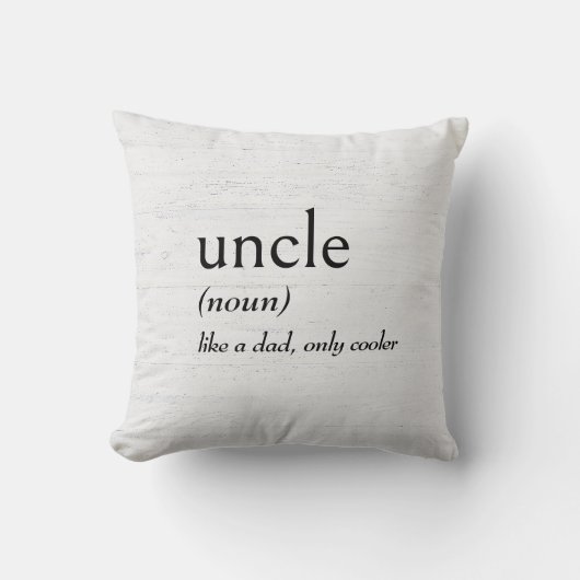 UNCLEの辞書定義 クッション (正面)