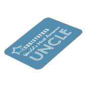 UNCLE 素晴らし Blue White星と名前B31 マグネット (左側)