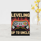 Uncle Art For Uncle Men From Niece Nephew First Ti カード (黄色い花)