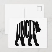 Uncle Bear  シーズンポストカード (正面/裏面)