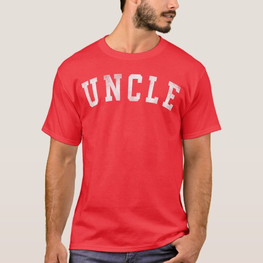 Uncle Classic Bold Font Fathers Day Uncle funny gi Tシャツ (正面)