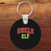 Uncle Elf Christmas Family Matching Group Xmas Unc キーホルダー (正面)