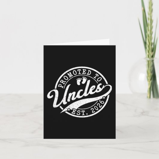 Uncle Est 2026 New Uncle Announcement Promoted To  カード (正面)