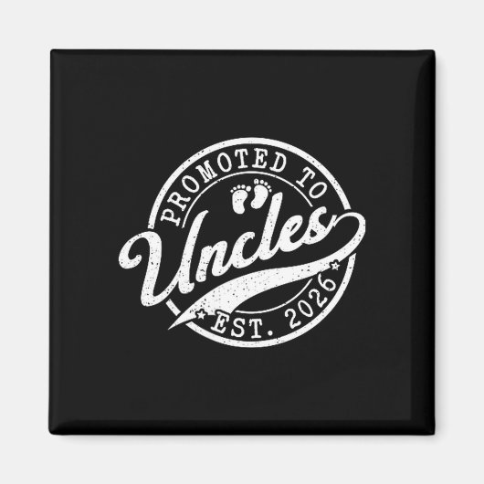 Uncle Est 2026 New Uncle Announcement Promoted To  マグネット (正面)