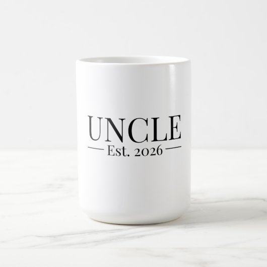 Uncle Established 2026 コーヒーマグカップ (中央)