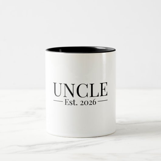 Uncle Established 2026 ツートーンマグカップ (中央)