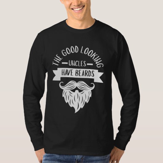 Uncle Kinsman Family Relatives Granduncle Beard Tシャツ (正面)