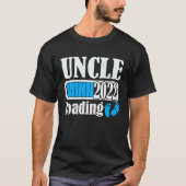 Uncle Loading 2022 New Uncle Pregnant Announcement Tシャツ (正面)
