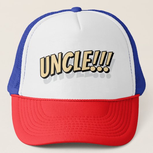 Uncle!!! Modern Simple Cool Comic キャップ (正面)