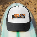 Uncle!!! Modern Simple Cool Comic キャップ<br><div class="desc">This simple and modern design is composed of san serif typography.</div>