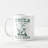 Uncle Of The Silly Goose First Birthday Family Mat コーヒーマグカップ (左)