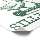 Uncle Of The Silly Goose First Birthday Family Mat ポスター (角)