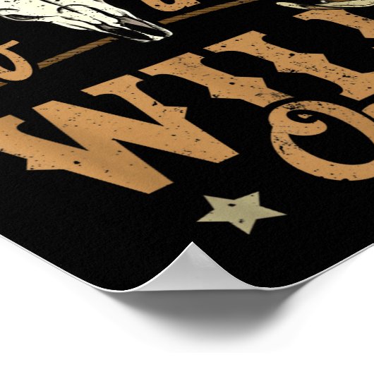 Uncle Of The Wild One Cowboy Western Rodeo Party M ポスター (角)