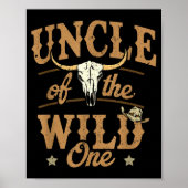 Uncle Of The Wild One Cowboy Western Rodeo Party M ポスター (正面)