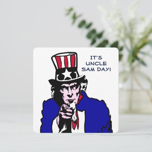 Uncle Sam Day 招待状 (スタンド正面)