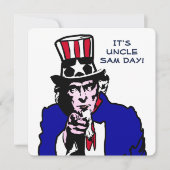 Uncle Sam Day 招待状 (正面)
