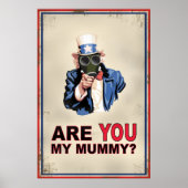 Uncle Sam Gas Mask Poster ポスター (正面)
