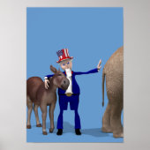 Uncle Sam Loves Donkeys ポスター (正面)