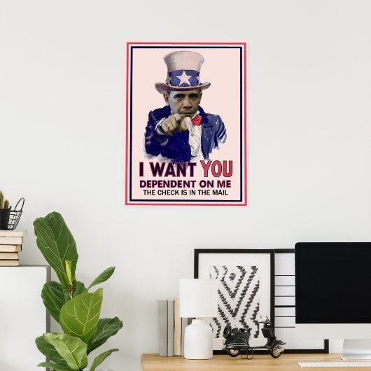 Uncle Sam Obama Poster ポスター (ホームオフィス)