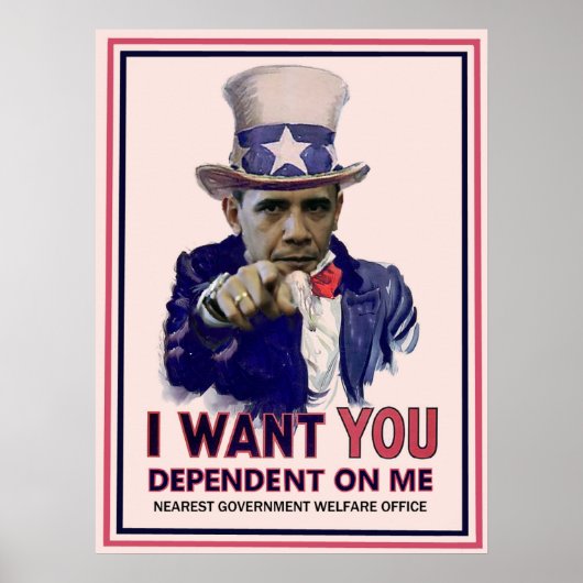 Uncle Sam Obama Poster ポスター (正面)