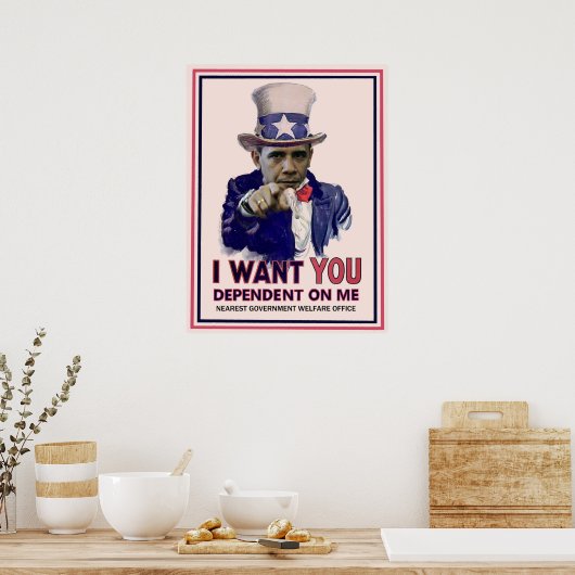 Uncle Sam Obama Poster ポスター (キッチン)