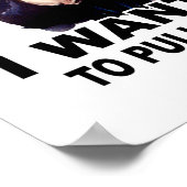 Uncle Sam WANT YOU PULL MY FINGER ポスター (角)