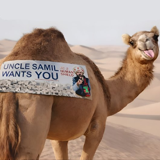 uncle samil wants you bumper sticker バンパーステッカー