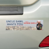 uncle samil wants you bumper sticker バンパーステッカー (車上)